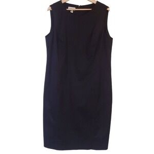 Austin Reed Dress size 16 Black sleeveless pencil